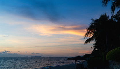 Twilight sky.