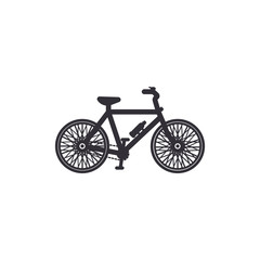 Fototapeta na wymiar Bicycle icon. Vector Illustration