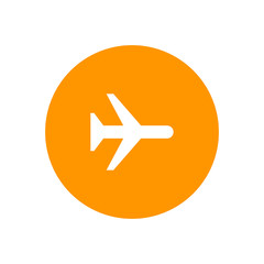 Airplane mode icon. Flight mode symbol modern simple vector icon for website design, mobile app, ui. Vector Illustration