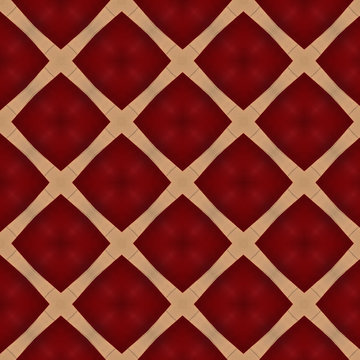 Red And Gold Diamond Pattern