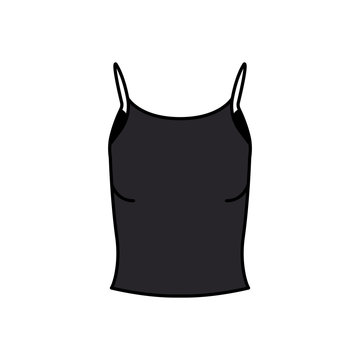 Female tank shirt icon. Tank top symbol modern, simple, vector, icon for website design, mobile app, ui. Vector Illustration