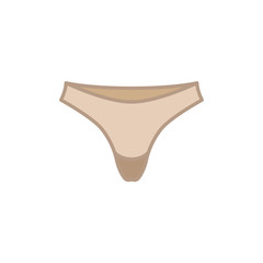 Dipped thong icon. Woman underwear symbol modern, simple, vector, icon for website design, mobile app, ui. Vector Illustration