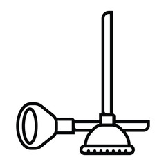 Plunger Icon - Illustration vector photo