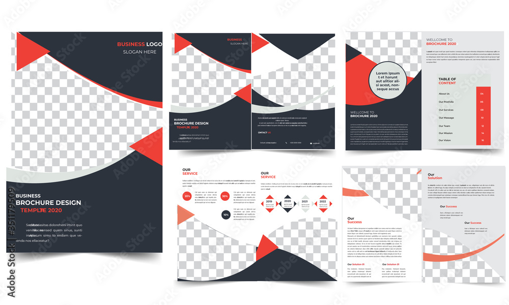 Canvas Prints modern brochure design template vector