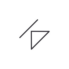 Skip arrow icon. Multimedia symbol modern simple vector icon for website design, mobile app, ui. Vector Illustration