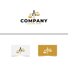 Accident Lawyer Logo Design Vector Template