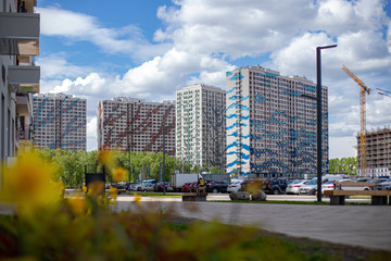 Fototapeta premium modern buildings in the city