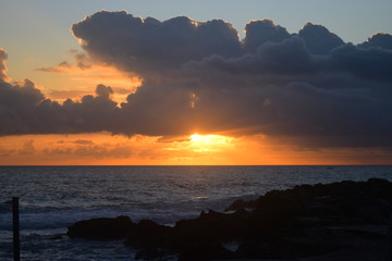 atardecer