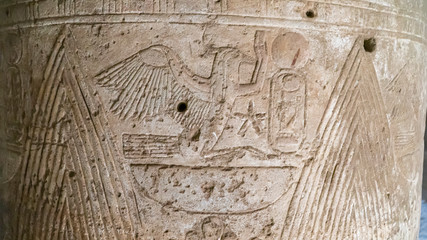 Temple of Seti I in Abydos. Abydos is notable for the memorial temple of Seti I, which contains the Abydos of Egypt King List from Menes until Seti I's father, Ramesses I. Egypt.