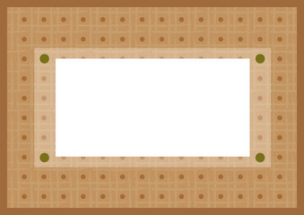 コルクボード　メッセージ　イラスト