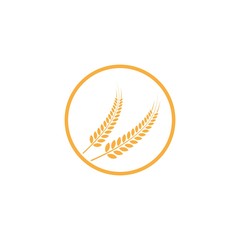 Fototapeta premium rice logo vector