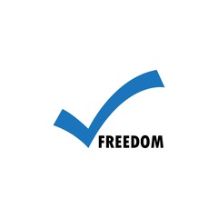 Check mark V Letter Logo