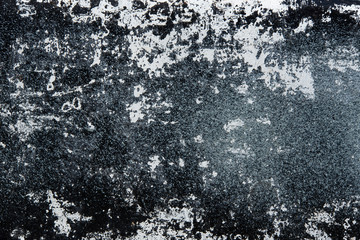 Black and gray abstract background and texture. Rust.