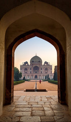 Humayun's Tomb beautiful old Mughal architecture  monument in Delhi India