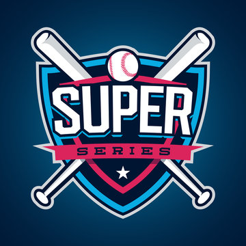 Baseball Super Series Vector Logo