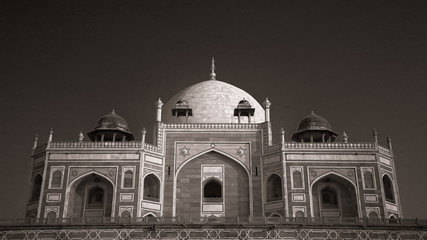 Fototapeta na wymiar Humayun's Tomb beautiful old Mughal architecture monument in Delhi India