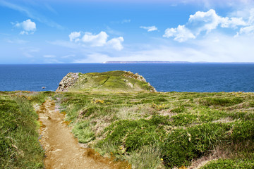 Beuzec- Cap-Sizun. La pointe de Kastel Koz. Finistère. Bretagne