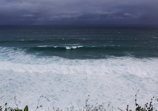 Before the storm at Uluwatu temple Bali, Indonesia