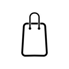 Shopping bag line icon