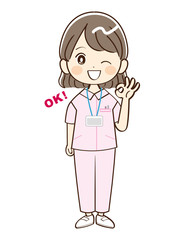 女性、看護師、了解