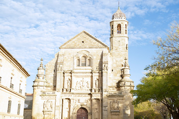 Salvador Chapel located in Ubeda, Jaen, Spain
