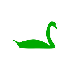 Schwan und Hintergrund