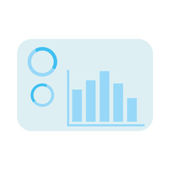 template webpage with statistics bars