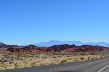 Fototapeta na wymiar Valley of Fire - Nevada USA