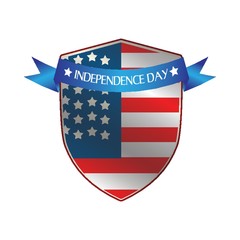 American independence day label