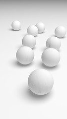 White abstract background. Lowpoly backdrop. Crumpled paper. 3D illustration
