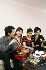 Birthday celebration with friends