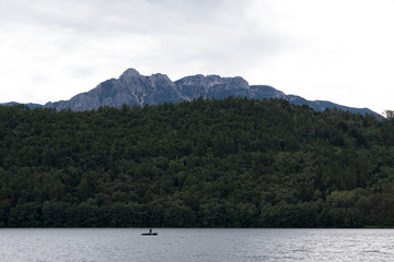 Fototapeta na wymiar Lago di Levico Valsugana Trento Alto-Adige