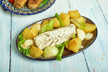 Sizzling cod