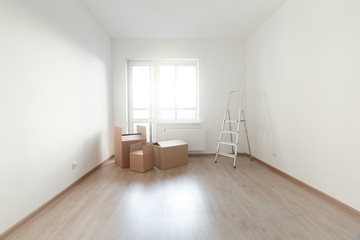 Movement to new apartment