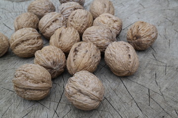 close up of walnuts