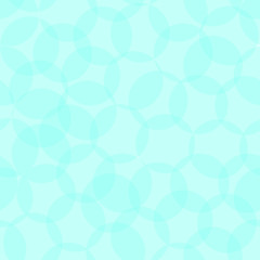 Seamless pattern with bubbles-2D Gently blue tones.