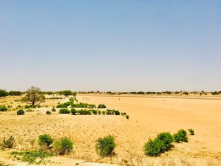 Fototapeta na wymiar A desert in northern Nigeria.