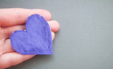 Fototapeta premium The Purple Heart is a United States military award awarded on behalf of a president or deceased during a service and the American flag.