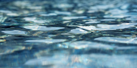 water on pool close up - 351222990
