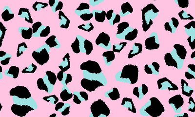 Obraz premium Leopard Print. Seamless Pattern. Animal Skin.