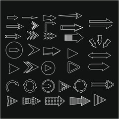arrow icon. illustration for web and mobile design.