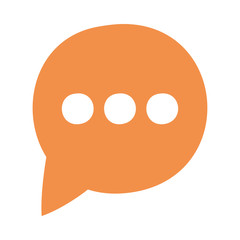 speech bubble social media icon