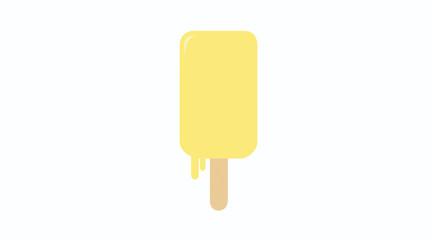 Vector Isolated Illustration of a Popsicle or Icecream