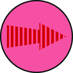 arrow icon. illustration for web and mobile design.