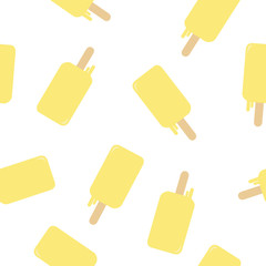 Vector Illustration Popsicle Seamless Pattern or Background