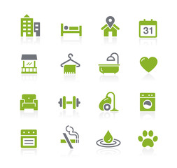 Hotel and Rentals Icons 2 of 2 // Natura Series