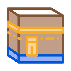 kaaba shrine icon vector. kaaba shrine sign. color symbol illustration