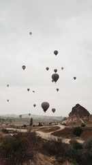 Morning Cappadocia hot air baloon take off