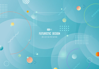 Abstract trendy fluid with geometric element pattern design artwork background. illustration vector eps10