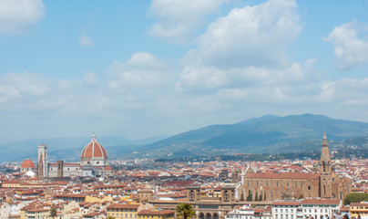 Fototapeta premium Duomo view in florence itali in spring